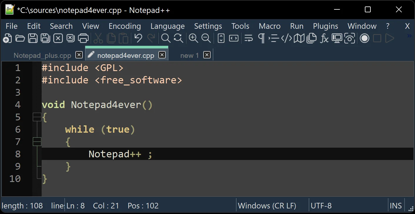 Notepad ++