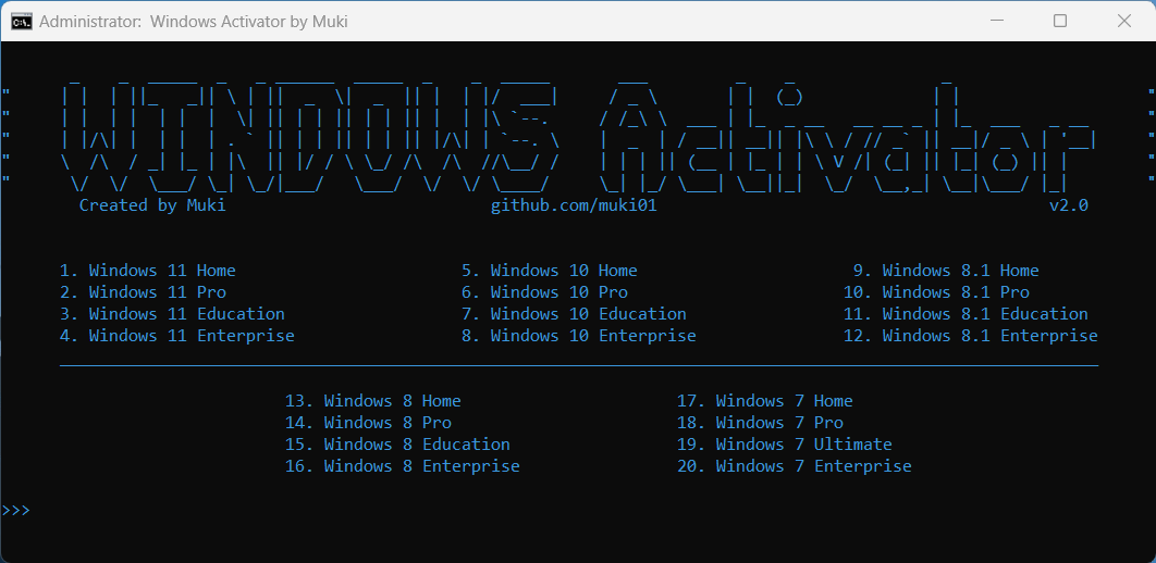 Windows Activator